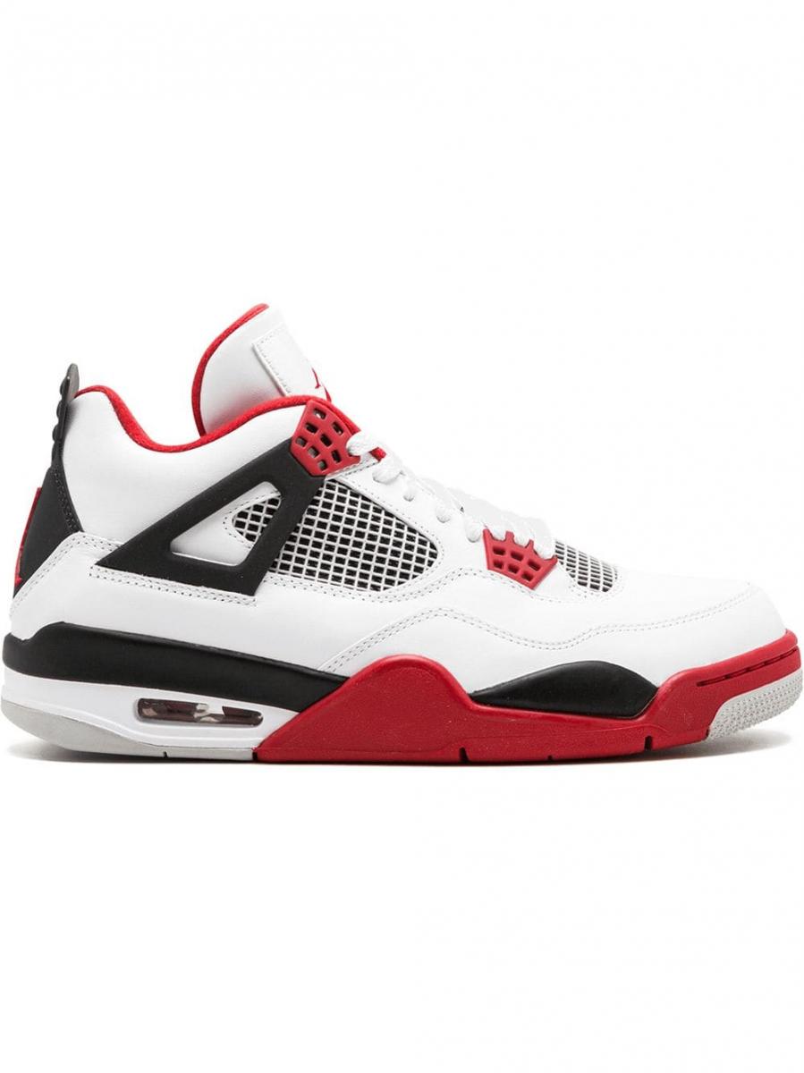 homme air jordan 4 blanche et rouge,Homme Baskets Jordan Air Jordan 4 Retro Blanc Rouge JM